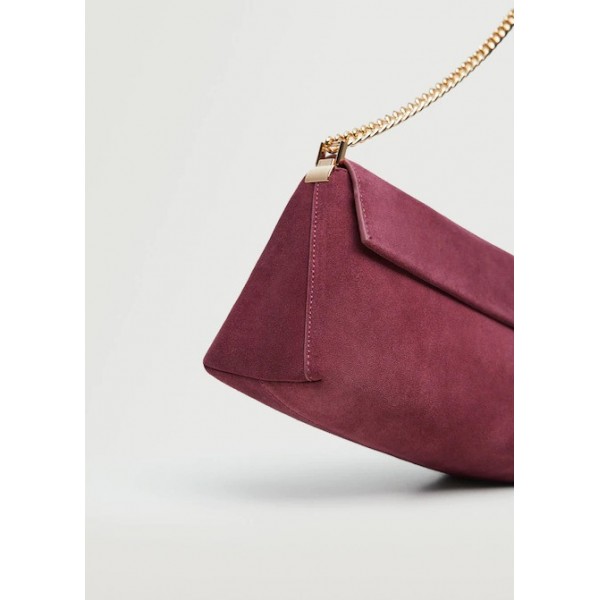 کیف دوشی زنانه مانگو مدل چرمی رنگی