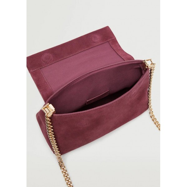 کیف دوشی زنانه مانگو مدل چرمی رنگی